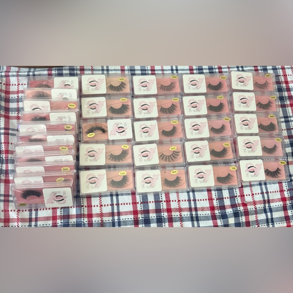 Assorted False Eyelashes Set bundle of 31 pairs